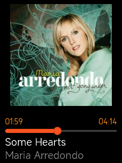 Playback interface square